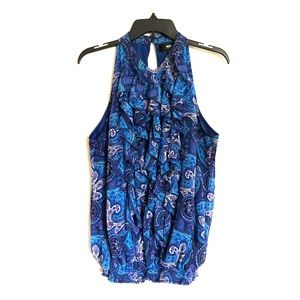 🌟Blue paisley tank